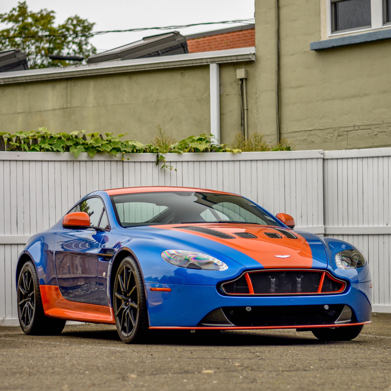 7-Speed manual. It’s like someone learned about the Gulf Racing livery through a game of Telephone: sorta lost in translation
